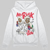 Jordan 11 Retro 285 Atlanta DopeSkill Hoodie Sweatshirt No Risk No Story Graphic Streetwear - White