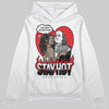 Black and White Sneakers DopeSkill Hoodie Sweatshirt Stay Hot Graphic Streetwear - White