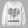 Jordan 4 Retro Frozen Moments DopeSkill Sweatshirt Juneteenth Heart Graphic Streetwear - White 