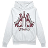 Jordan 1 Retro High OG “Team Red” DopeSkill Hoodie Sweatshirt Breathe Graphic Streetwear - White