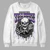 Jordan 3 Dark Iris DopeSkill Sweatshirt Trapped Halloween Graphic Streetwear - White