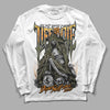 Jordan 5 "Olive" DopeSkill Long Sleeve T-Shirt Life or Die Graphic Streetwear - White