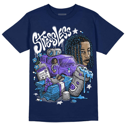 Jordan 3 "Midnight Navy" DopeSkill Navy T-Shirt Stressless Graphic Streetwear