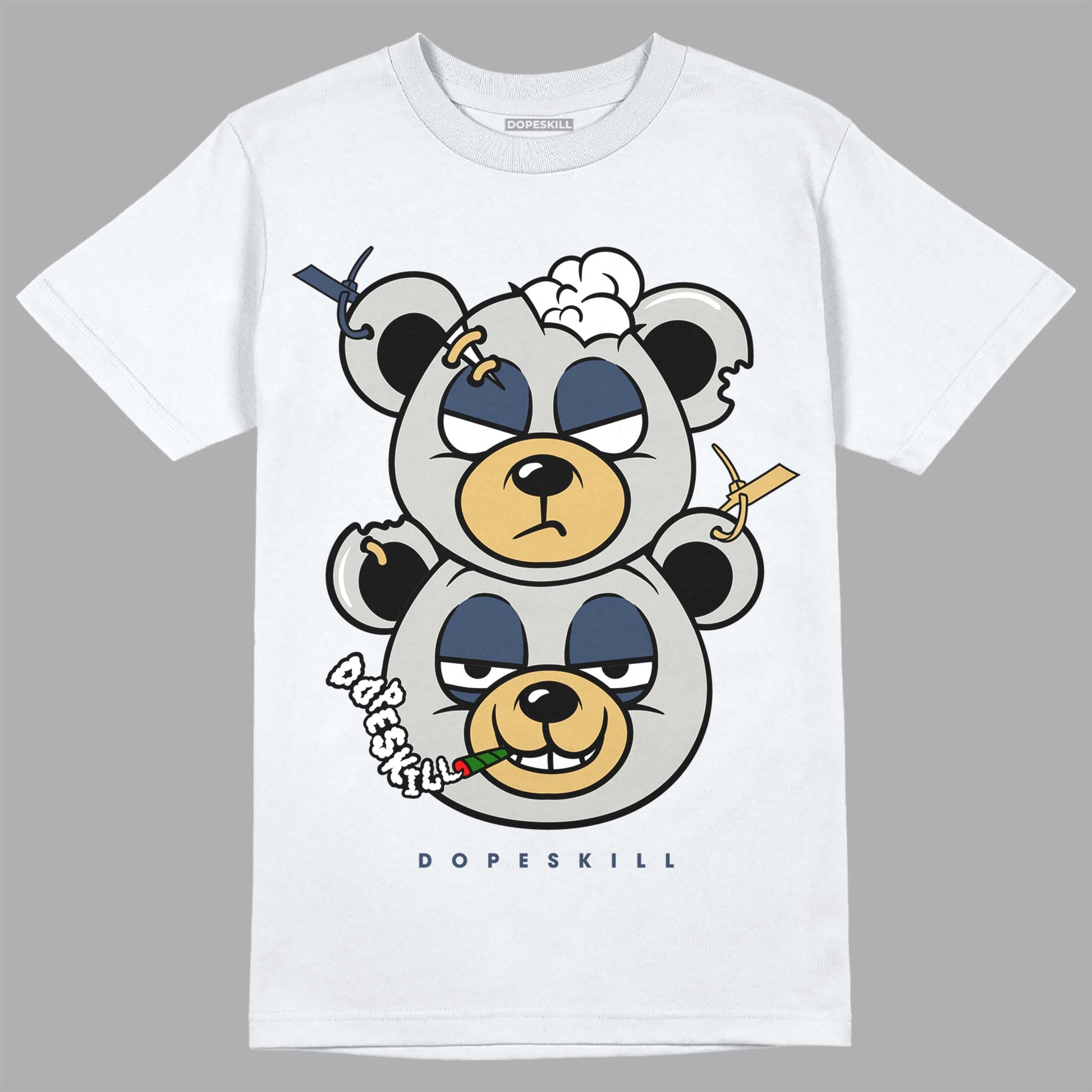 A Ma Maniere x Jordan 5 Dawn “Photon Dust” DopeSkill T-Shirt New Double Bear Graphic Streetwear - White