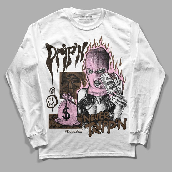 Jordan 11 Retro Neapolitan DopeSkill Long Sleeve T-Shirt Drip'n Never Tripp'n Graphic Streetwear