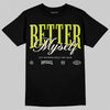 Air Max 90 x Patta Cyber and Particle Grey DopeSkill T-Shirt Better Myself Graphic Streetwear - black