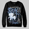 Jordan 4 WMNS 'Forget Me Not' DopeSkill Sweatshirt Speak It Graphic Streetwear - Black