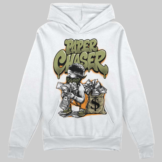 Olive Sneakers DopeSkill Hoodie Sweatshirt Paper Chaser Boy Graphic Streetwear - White