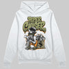 Olive Sneakers DopeSkill Hoodie Sweatshirt Paper Chaser Boy Graphic Streetwear - White