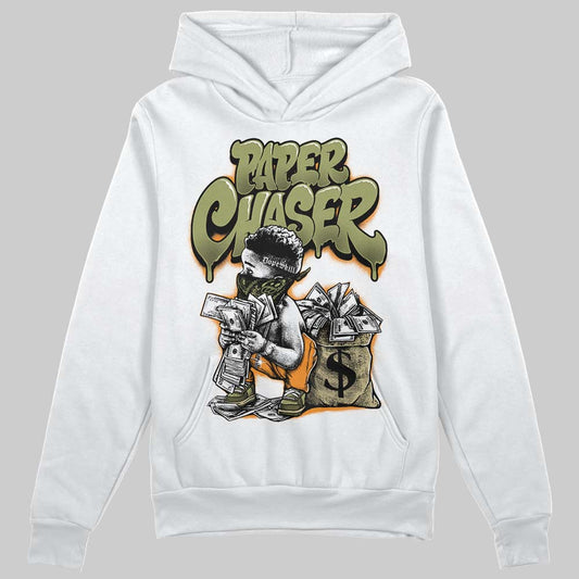 Olive Sneakers DopeSkill Hoodie Sweatshirt Paper Chaser Boy Graphic Streetwear - White