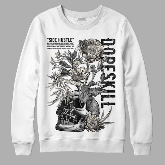 Jordan 3 “Off Noir” DopeSkill Sweatshirt Side Hustle Graphic Streetwear - White