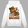 Dunk Low Team Dark Green Orange DopeSkill Hoodie Sweatshirt Born To Be Rich Graphic Streetwear - White