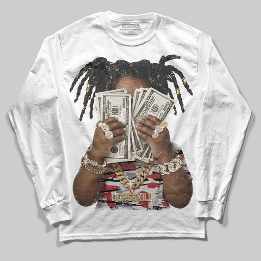 Jordan 8 Retro Bugs Bunny (2025) DopeSkill Long Sleeve T-Shirt Rich Youth Graphic Streetwear - White