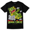 SB Dunk Low Chlorophyll DopeSkill T-Shirt Born To Be Rich Graphic Streetwear - Black