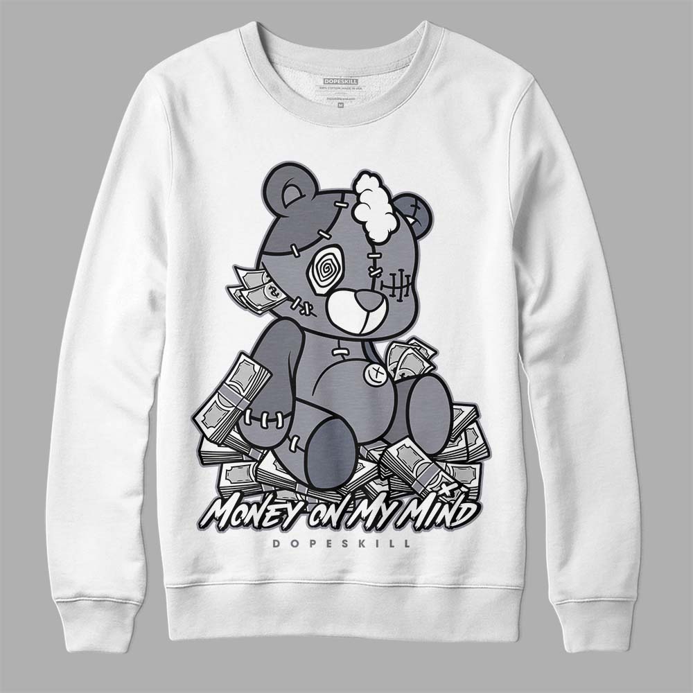 Jordan 14 Retro 'Stealth' DopeSkill Sweatshirt MOMM Bear Graphic Streetwear - White