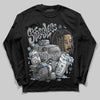 Jordan 5 Retro Wolf Grey (2026) DopeSkill Long Sleeve T-Shirt Stressless Graphic Streetwear - Black