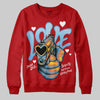 Jordan 11 Retro Cherry DopeSkill Sweatshirt Love Shot Graphic Streetwear - Red