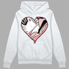 Jordan 3 GS “Red Stardust” DopeSkill Hoodie Sweatshirt Heart Jordan 3 Graphic Streetwear - White 