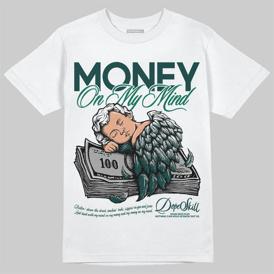 Jordan 4 Retro Oxidized Green DopeSkill T-Shirt MOMM Graphic Streetwear - White 