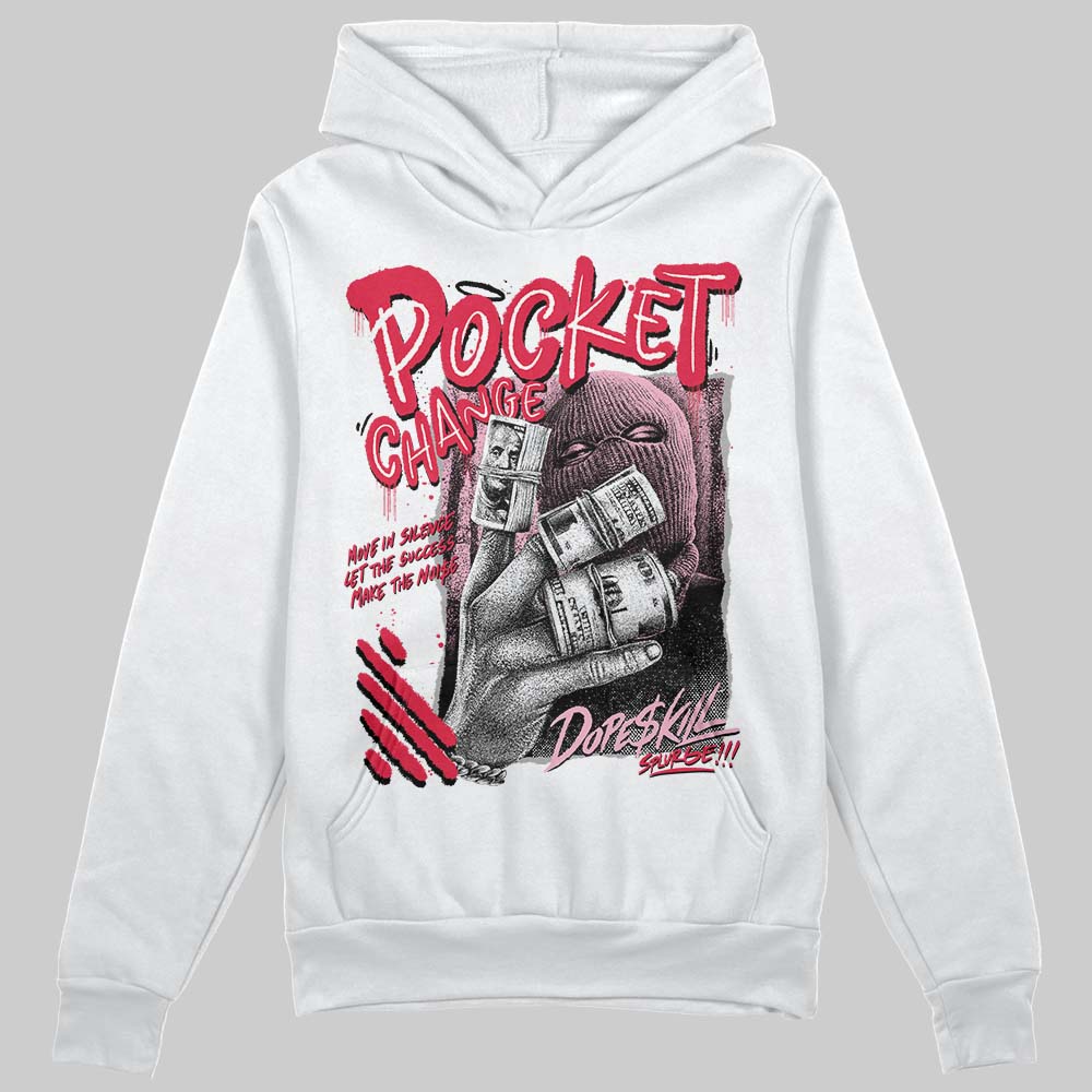 Dunk Low Valentine's Day (2026) DopeSkill Hoodie Sweatshirt Pocket Change Graphic Streetwear - White 