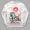 Red Sneakers DopeSkill Long Sleeve T-Shirt Show Me The Money Graphic Streetwear - White