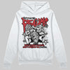Jordan 1 Low OG "Chicago" DopeSkill Hoodie Sweatshirt Distorted Realms Graphic Streetwear - White