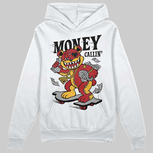 Jordan 14 Golf “Last Shot” DopeSkill Hoodie Sweatshirt Money Callin' Graphic Streetwear - White