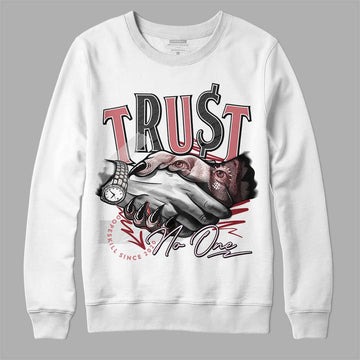 Valentine's Day Collection DopeSkill Sweatshirt Trust No One Graphic Streetwear - White 