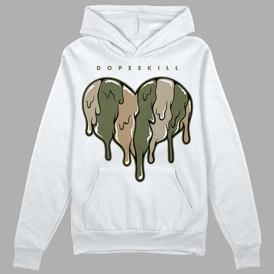 Air Max 90 Ballistic Neutral Olive DopeSkill Hoodie Sweatshirt Slime Drip Heart Graphic Streetwear - White