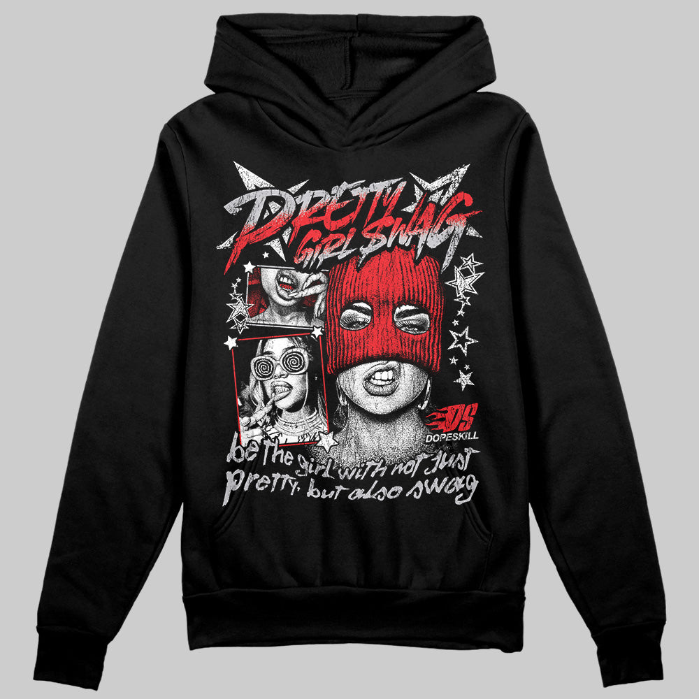 Grey Sneakers DopeSkill Hoodie Sweatshirt Pretty Girl Swag Graphic Streetwear - Black