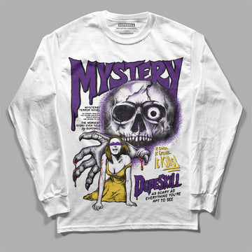 Jordan 12 “Field Purple” DopeSkill Long Sleeve T-Shirt Mystery Ghostly Grasp Graphic Streetwear - White