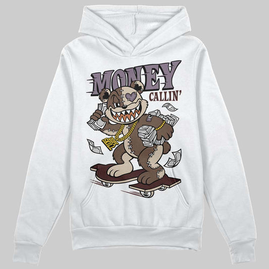 A Ma Maniére x Air Jordan 4 “Dark Mocha” DopeSkill Hoodie Sweatshirt Money Callin' Graphic Streetwear - White