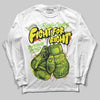 Neon Green Sneakers DopeSkill Long Sleeve T-Shirt Fight For Right Graphic Streetwear - White