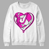 Dunk Low GS “Active Fuchsia” DopeSkill Sweatshirt Heart Jordan 1 Graphic Streetwear - White