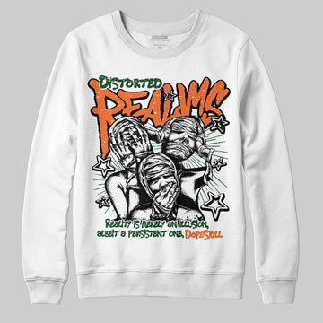 SoleFly x Air Jordan 3 “Fruits Of Our Labor” DopeSkill Sweatshirt Distorted Realms Graphic - White