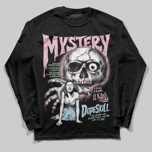 Jordan 4 Retro Valentine's Day (2026) (GS) DopeSkill Long Sleeve T-Shirt Mystery Ghostly Grasp Graphic Streetwear - Black