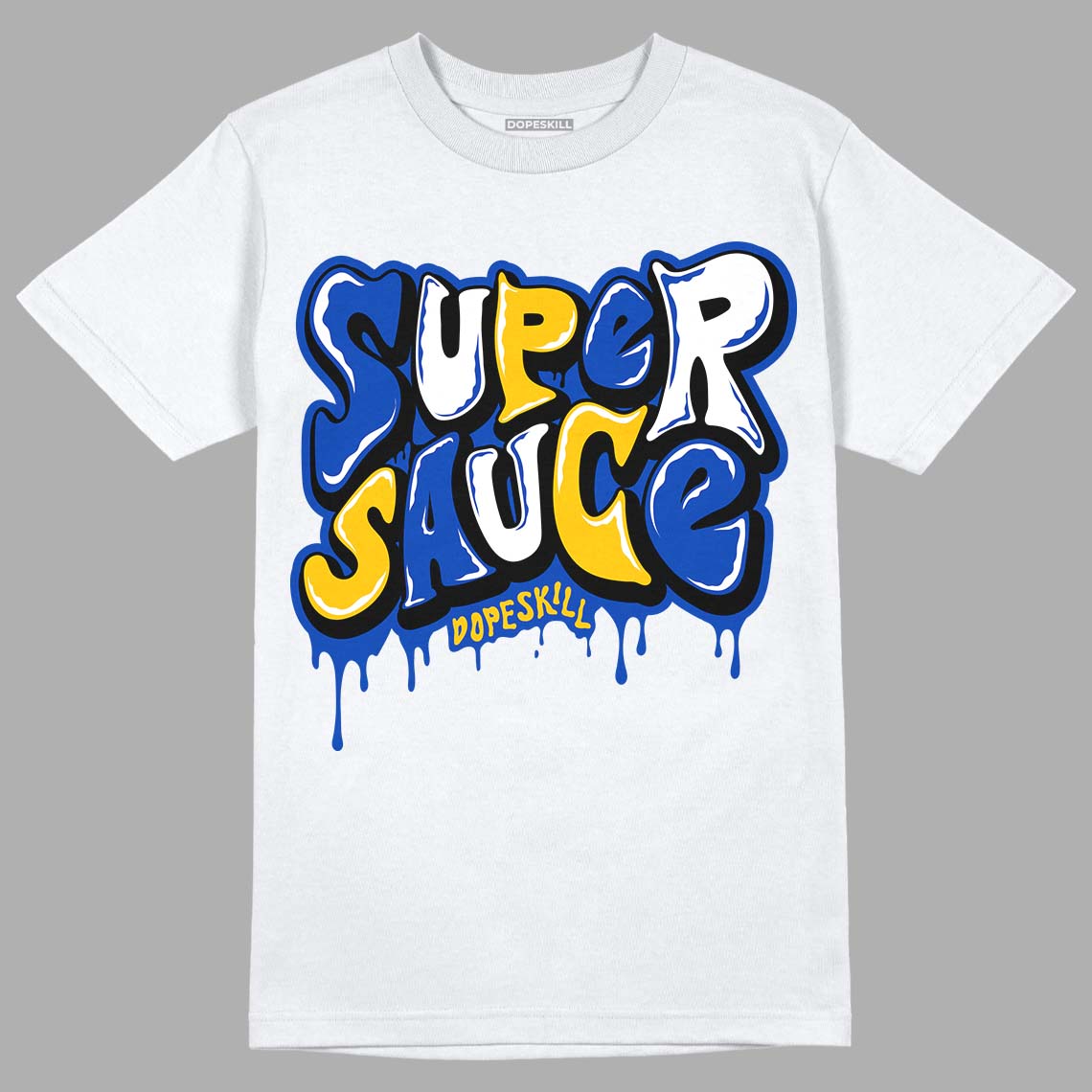 Jordan 14 “Laney” DopeSkill T-Shirt Super Sauce Graphic Streetwear - White