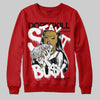 Nigel Sylvester x Air Jordan 4 ‘Brick by Brick’ DopeSkill Sweatshirt Stay It Busy Graphic Streetwear - Red