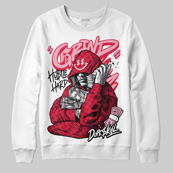Dunk Low Valentine's Day (2026) DopeSkill Sweatshirt Grind Pray Graphic Streetwear - White