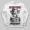 Black and White Sneakers DopeSkill Long Sleeve T-Shirt Trust Nobody Graphic Streetwear - White 