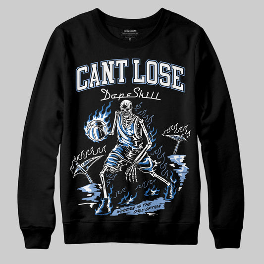 Jordan 4 WMNS 'Forget Me Not' DopeSkill Sweatshirt Cant Lose Graphic Streetwear - Black