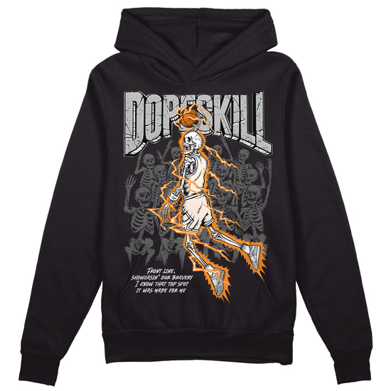 Dunk Low Cool Grey DopeSkill Hoodie Sweatshirt Thunder Dunk Graphic Streetwear - Black