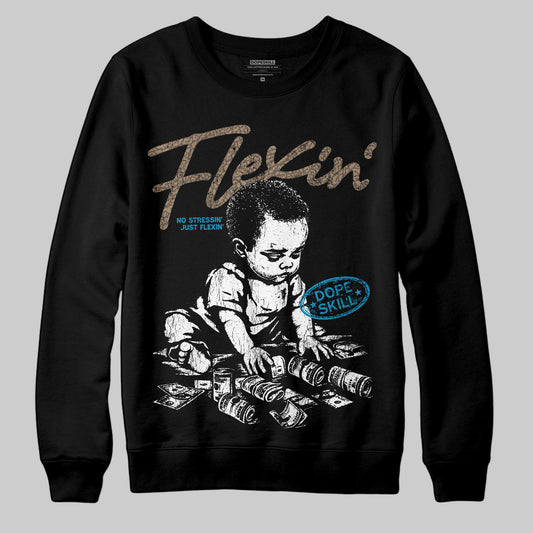 Jordan 3 GS “We Outside” DopeSkill Sweatshirt Flexin' Graphic Streetwear - Black