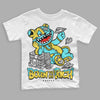 Jordan 5 Aqua DopeSkill Toddler Kids T-shirt Born To Be Rich Graphic Streetwear - White