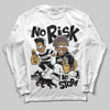 Adidas Samba OG C ‘Black Gum’ DopeSkill Long Sleeve T-Shirt No Risk No Story Graphic Streetwear - White 