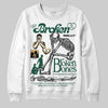 Jordan 1 High OG “Fir” (Pro Green) DopeSkill Sweatshirt Broken Bones Graphic Streetwear - White 