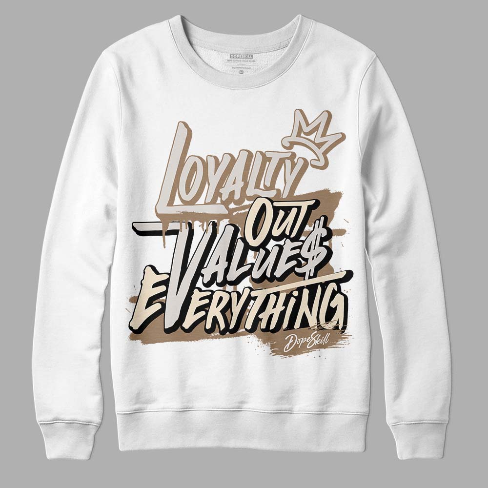 Jordan 5 SE “Sail” DopeSkill Sweatshirt LOVE Graphic Streetwear - White