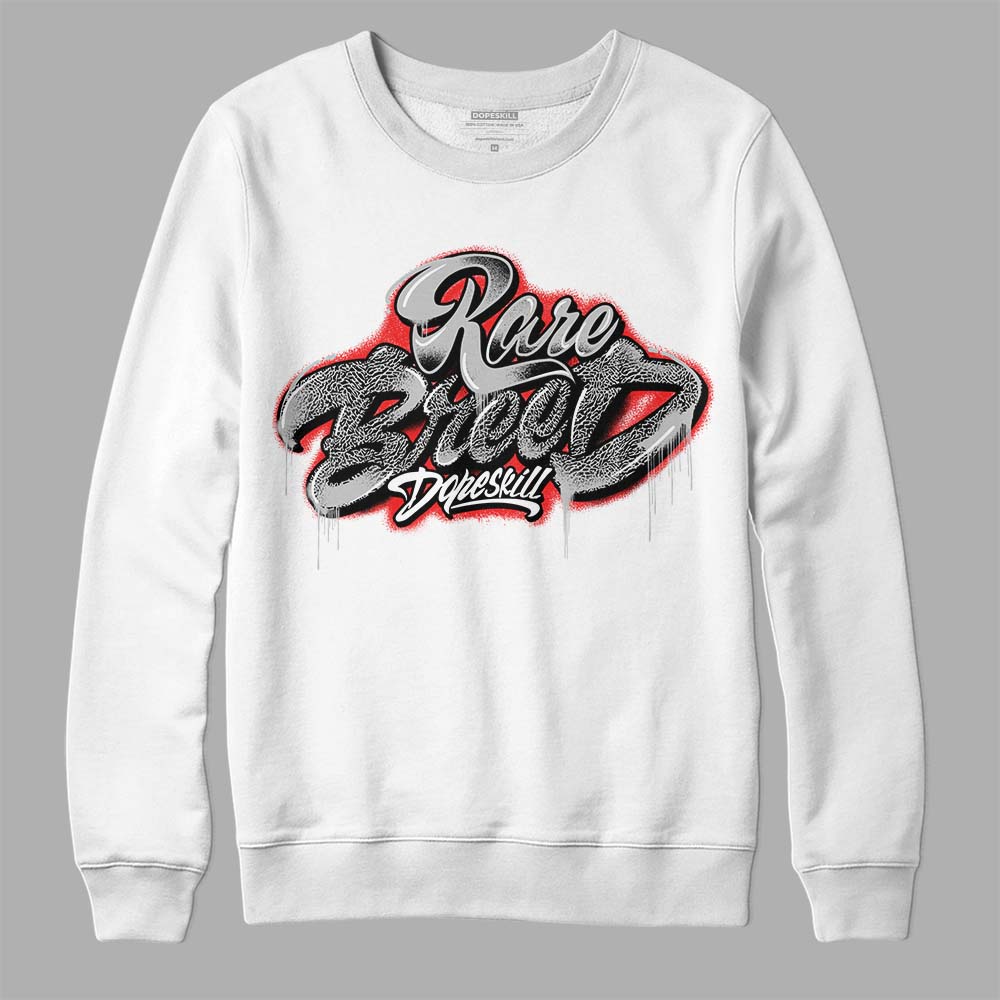 Jordan Spizike Low Bred DopeSkill Sweatshirt Rare Breed Type Graphic Streetwear - White 