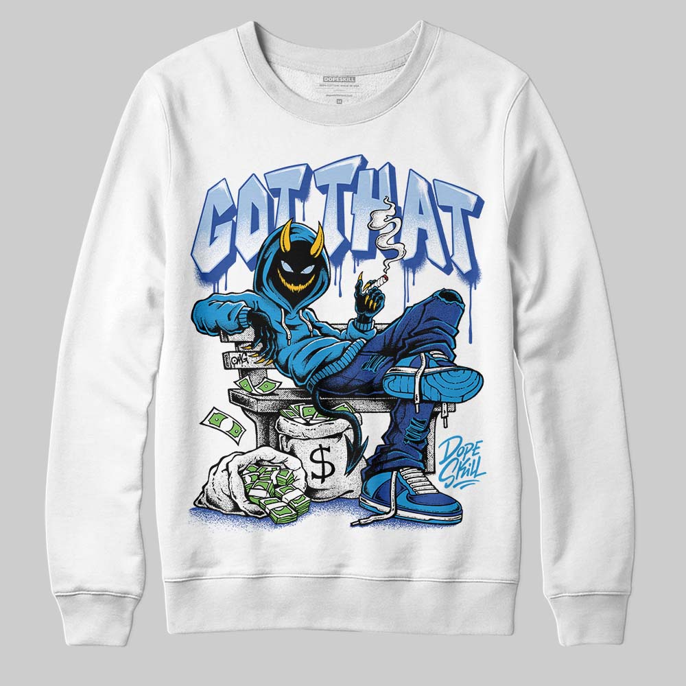 Royal Blue Sneakers DopeSkill Sweatshirt Got That Graphic Streetwear - White