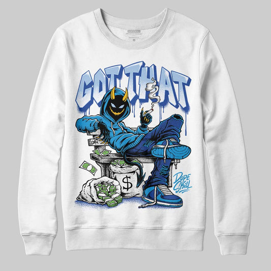 Royal Blue Sneakers DopeSkill Sweatshirt Got That Graphic Streetwear - White